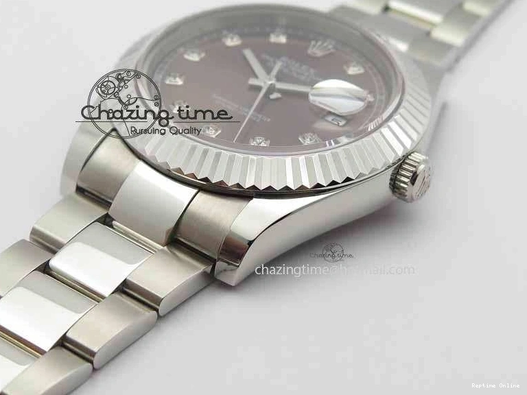 0214 Packable DateJust II 41mm SS BP Maker Best Edition Gray Dial Diam On SS Bracelet SA 3729